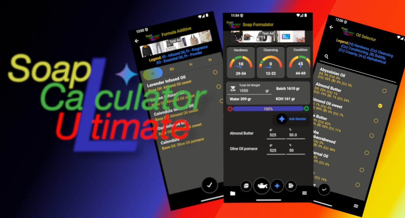 Soap Calclator Ultimate Branding